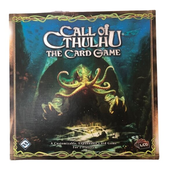 Call Of Cthulhu The Card Game & The Terror Of The Tides Asylum Pack Excellent - Picture 1 of 8